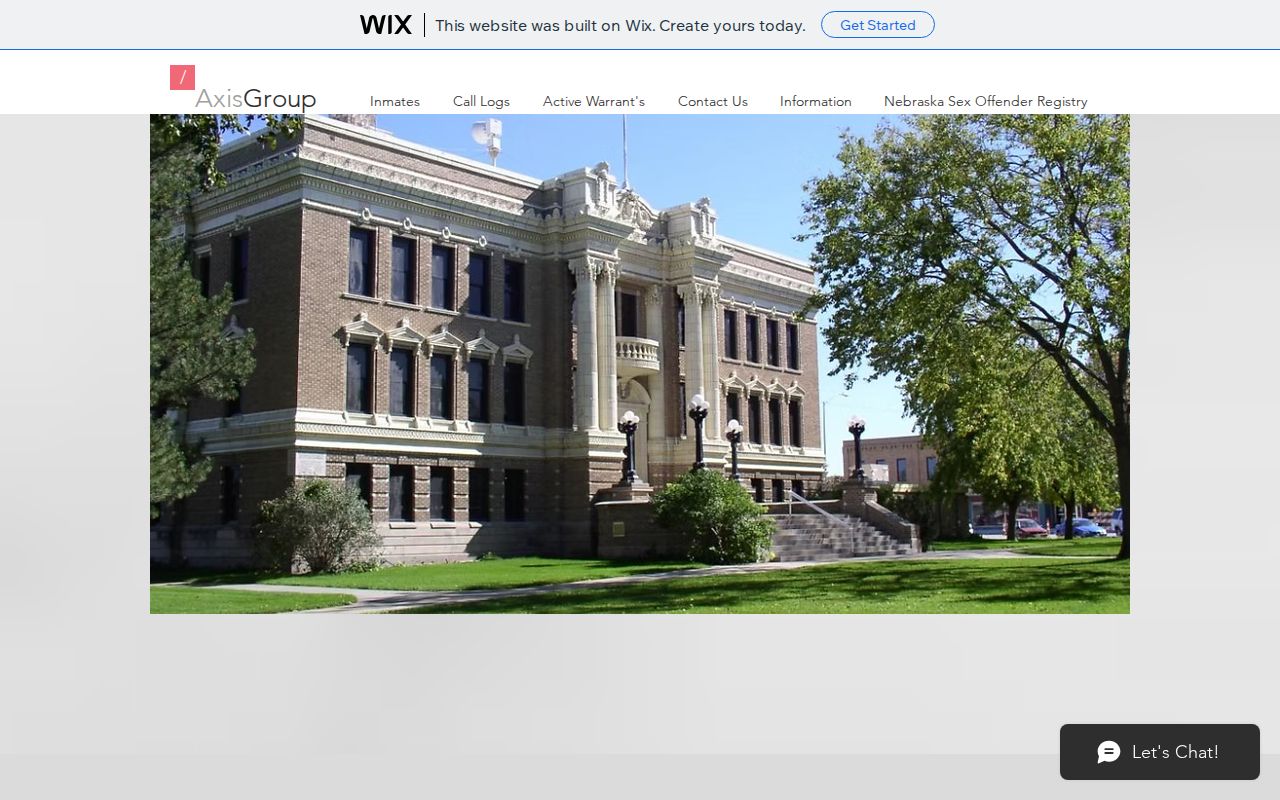 Valley County Jail booking-photo feed interface for arrest records